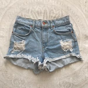 Brandy Melville Jean Shorts